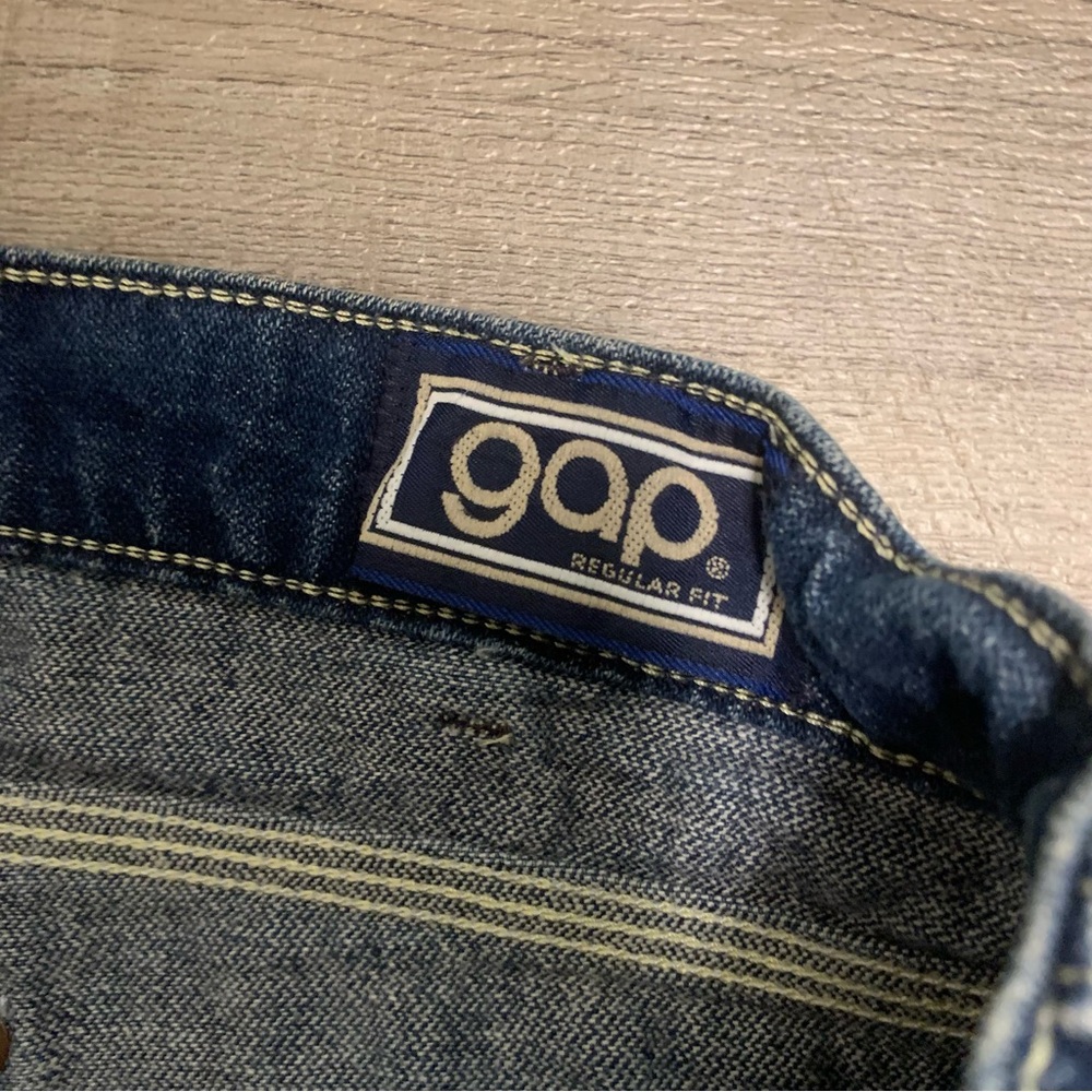 Gap Vintage Retro 70’s High Waist Rise Straight Leg Jeans 28 - Picture 3 of 5